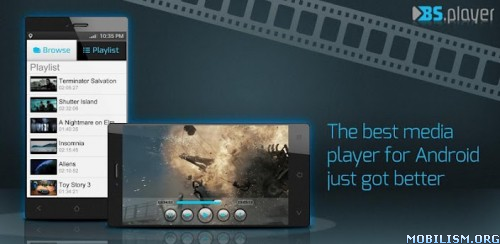 BSPlayer Apk 1.6.142 + CPU support package (Android 4.x) download