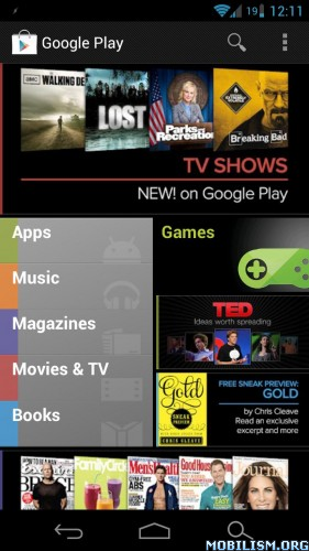 Google Play Store (Android Market) Apk 3.9.17 Modded