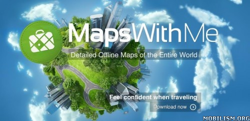 MapsWithMe Pro, Offline Maps v2.4.2 Full Apk Download