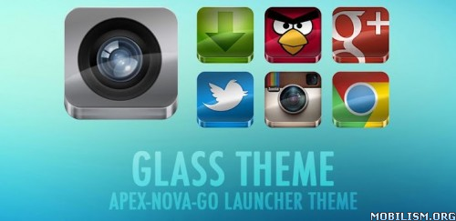 GLASS APEX-NOVA-GO THEME Apk 2.1 download