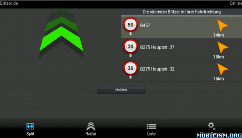 Download CamSam (Blitzer.de PLUS) 2.5.2 APK dal Play Store Android, il miglior programma per le segnalazioni di autovelox e tutor su Android