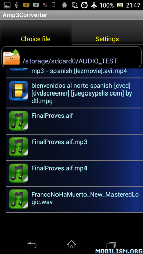 Mp3 and Audio extract encoder