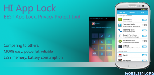 AppLock ( HI App Lock ) v2.92 + Pro key