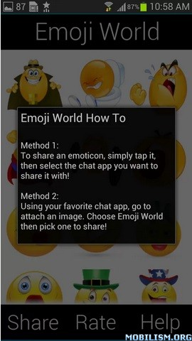 Emoji World Smileys & Emoji v1.8