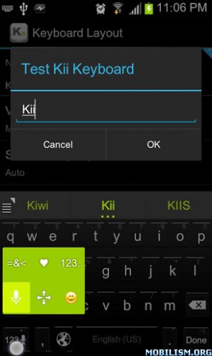 Kii Keyboard Apk v1.0.5