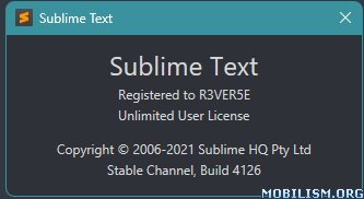 Sublime Text for Windows (License Patched) 1