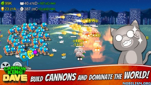 Cannon King Dave v1.3.2 (Mod) for Android revdl