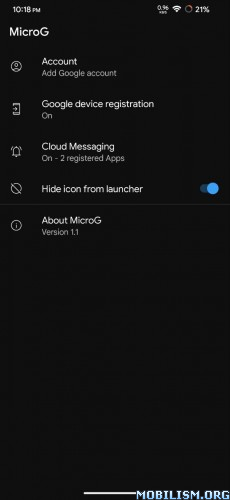 Vanced MicroG v2.0 [Unofficial] [RE by WSTxda]
