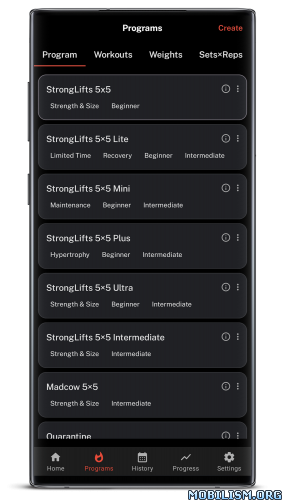StrongLifts Weight Lifting Log v3.7.8 [Pro] [Mod Extra]