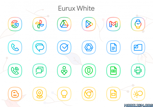 Eurux White – Icon Pack v1.6 [Patched]
