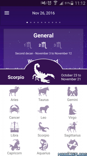 My daily horoscope PRO v1.0.6 [Ad-Free] for Android revdl