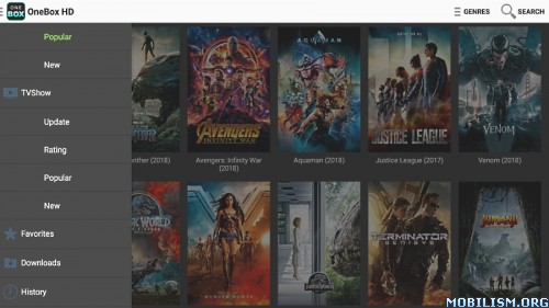 OneBox HD MOD APK – Watch Movies & TV Shows 1