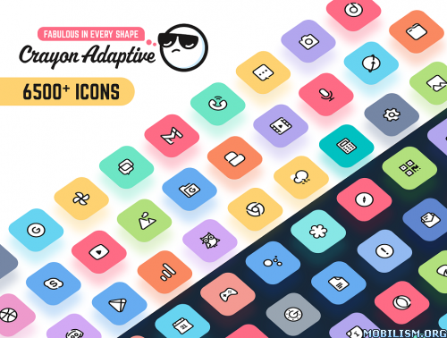 Crayon Adaptive IconPack v1.4 [Patched]